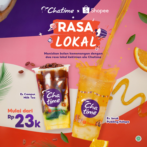 Chatime X Shopee Rasa Lokal