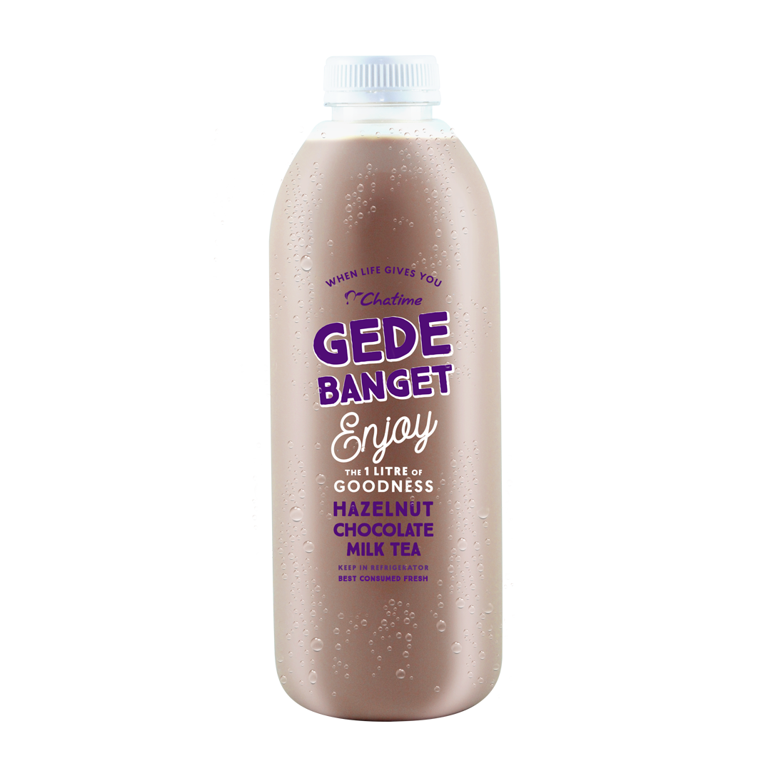 Hazelnut Chocolate Milk Tea Gede Banget 1L
