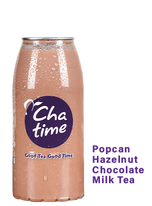 Popcan Hazelnut Chocolate Milk Tea