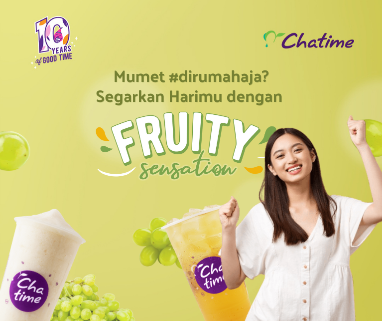 Mumet #dirumahaja ? Segarkan Harimu dengan Fruity Sensation!