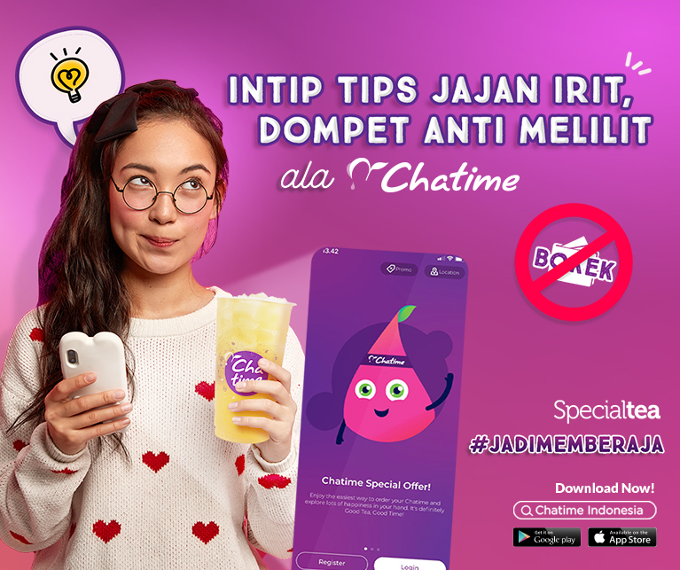 Intip Tips Jajan Irit, Dompet Anti Melilit Ala Chatime