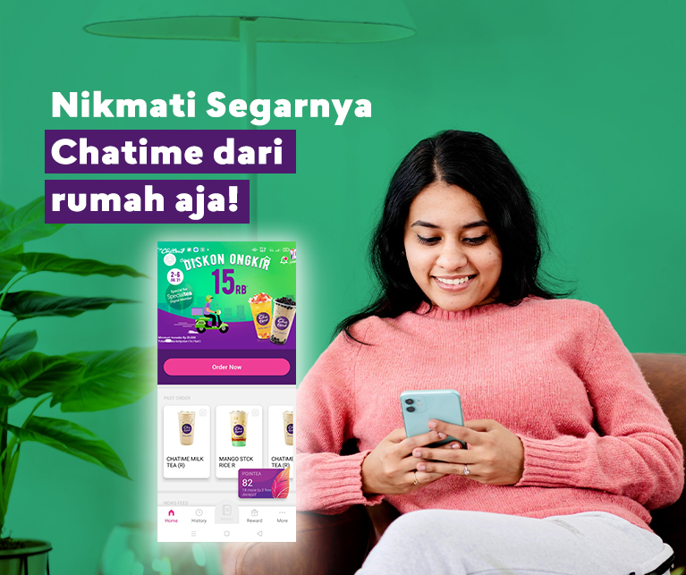 Nikmati Segarnya Chatime dari Rumah Aja!