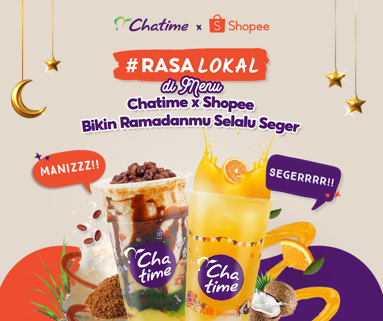 Rasa Lokal di Menu Chatime x Shopee Bikin Ramadanmu Selalu Seger
