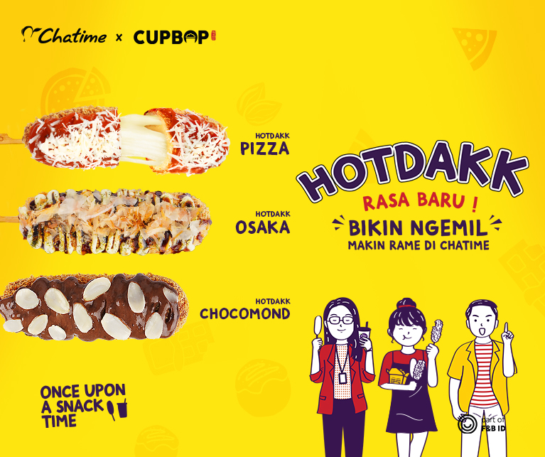 Hotdakk Rasa Baru Bikin Ngemil Makin Rame di Chatime
