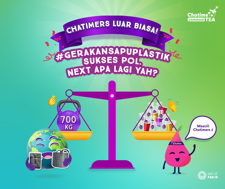 Chatimers Luar Biasa! #GerakanSapuPlastik Sukses Pol. Next Apa Lagi Yah?