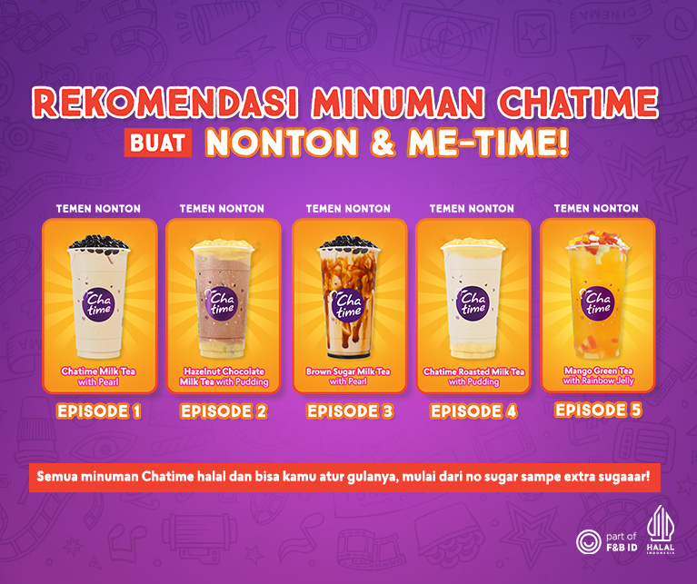 Rekomendasi Minuman Chatime Buat Nonton & Me-Time!
