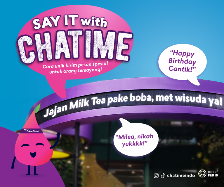 Kirim Pesan Ke Yang Tersayang Lewat Say It With Chatime!